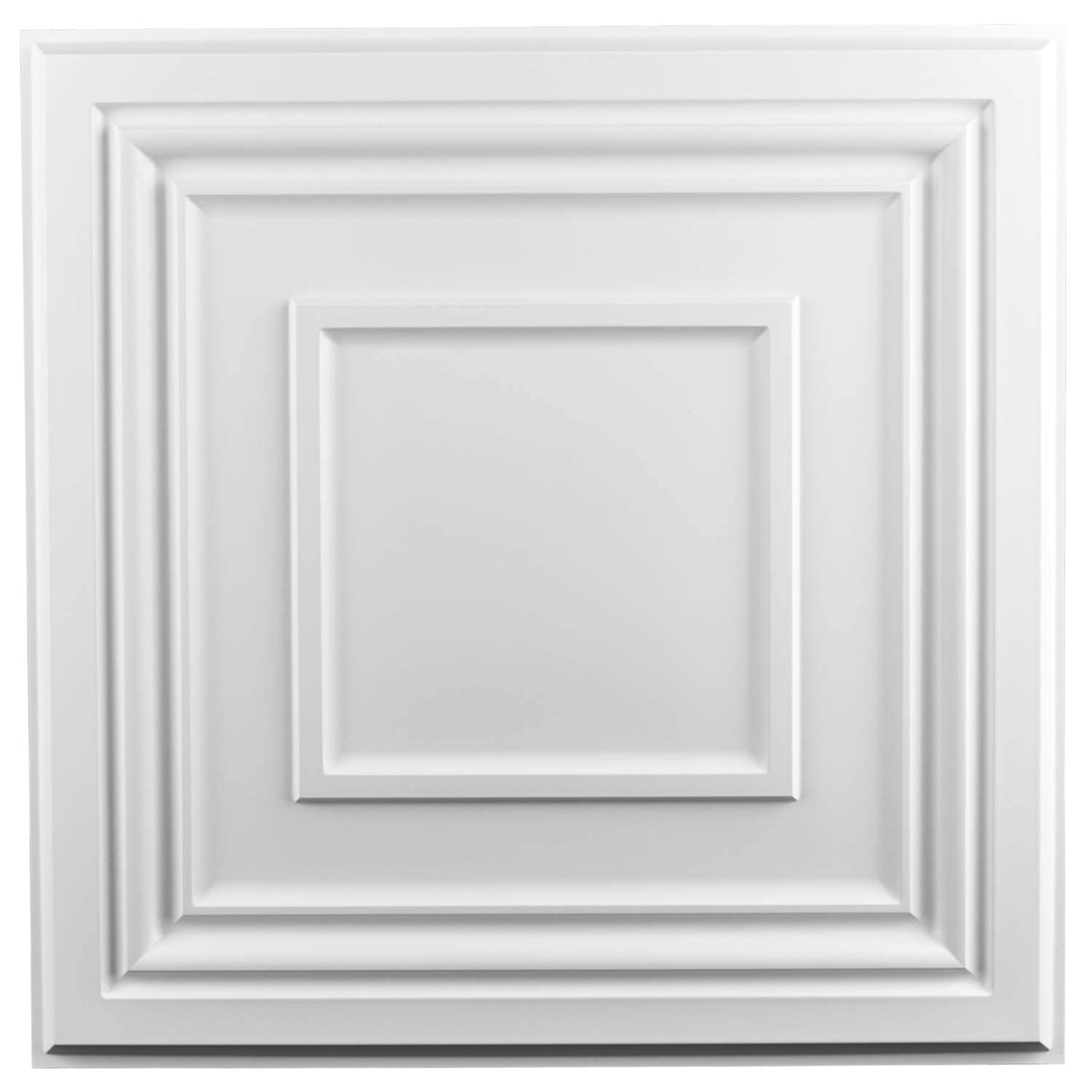 Art3d Drop Ceiling Tiles 24x24in. (12-Pack, 48 Sq.ft), Wainscoting Panels Glue Up 2ft x 2ft for Interior Décor in Living Room, Bedroom & Office, Star Black