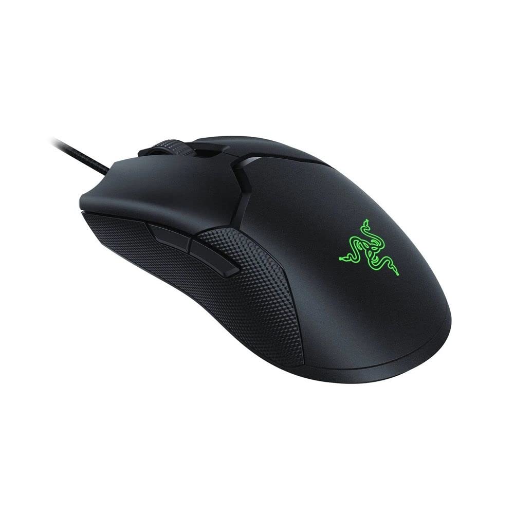 Razer Viper 8K Hz - Ambidextrous E-Sport Gaming Mouse with 8,000 Hz HyperPolling Technology (Optical Focus + Sensor with 20K DPI, Optical Mouse switches, 71g Light) - Black