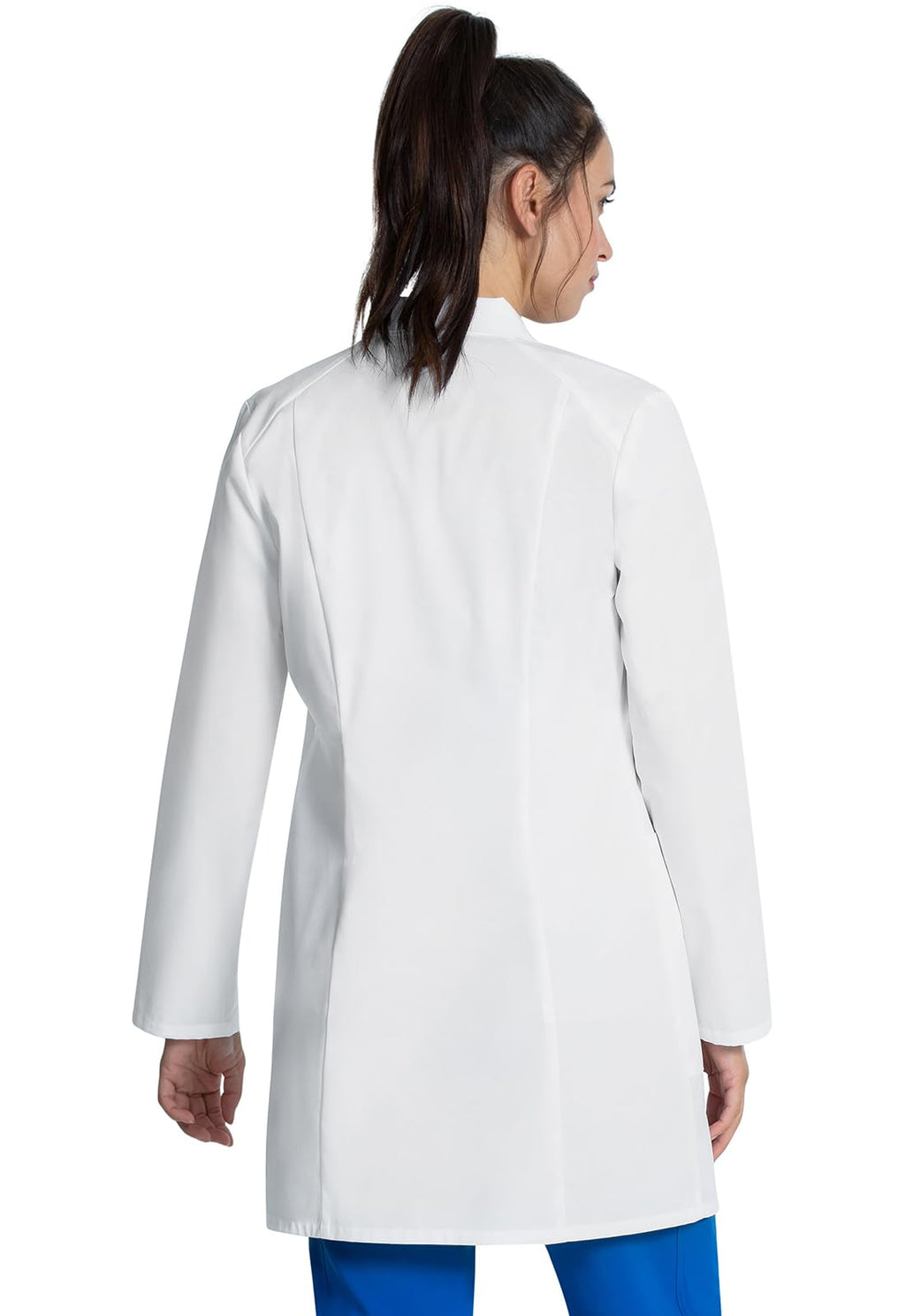 Cherokee Women's Lab Coat Modern Classic Fit 33" & 35" Doctors Coat with 3 Pockets CK452