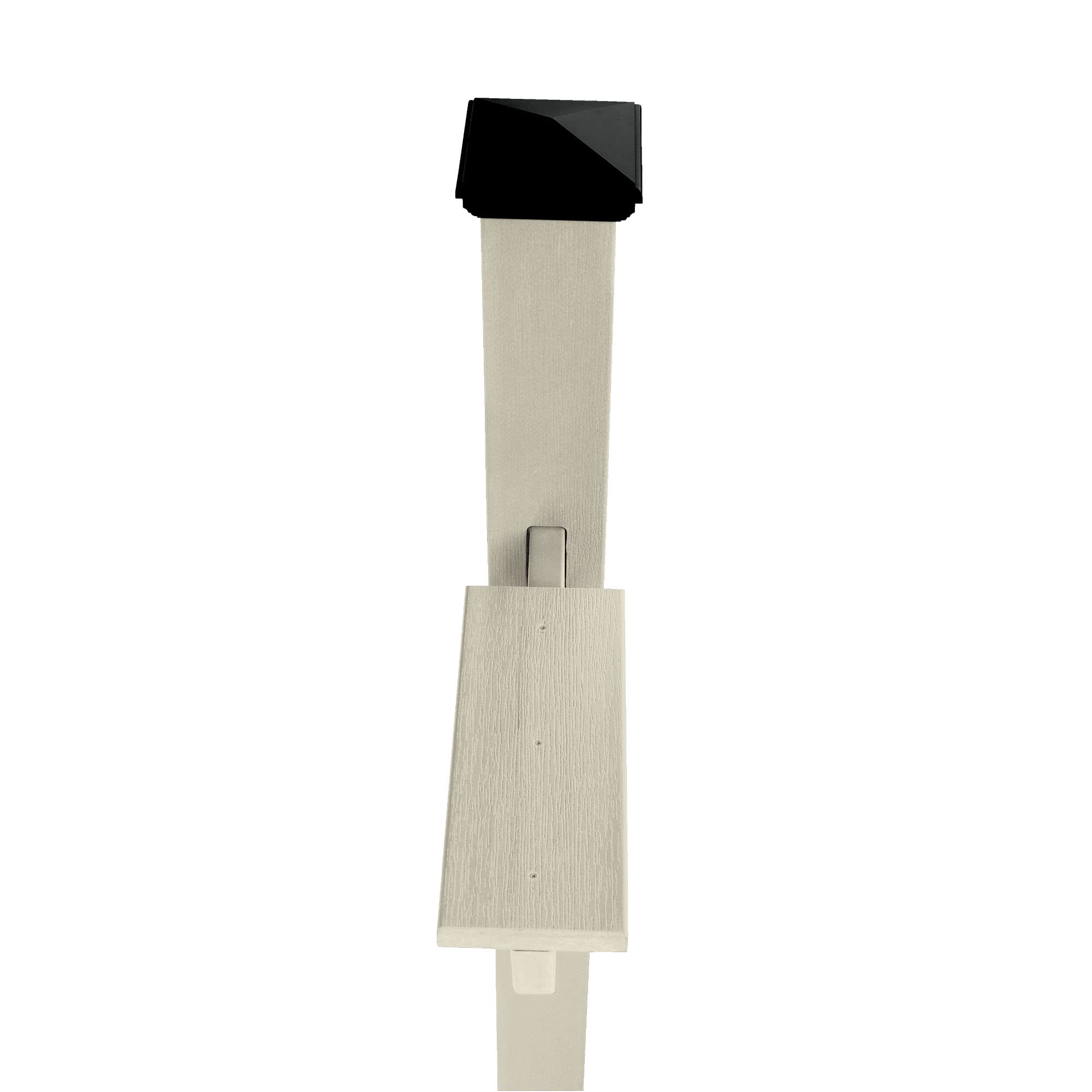 Highwood AD-MLBX1-BKE Hazelton Mailbox Post, Black