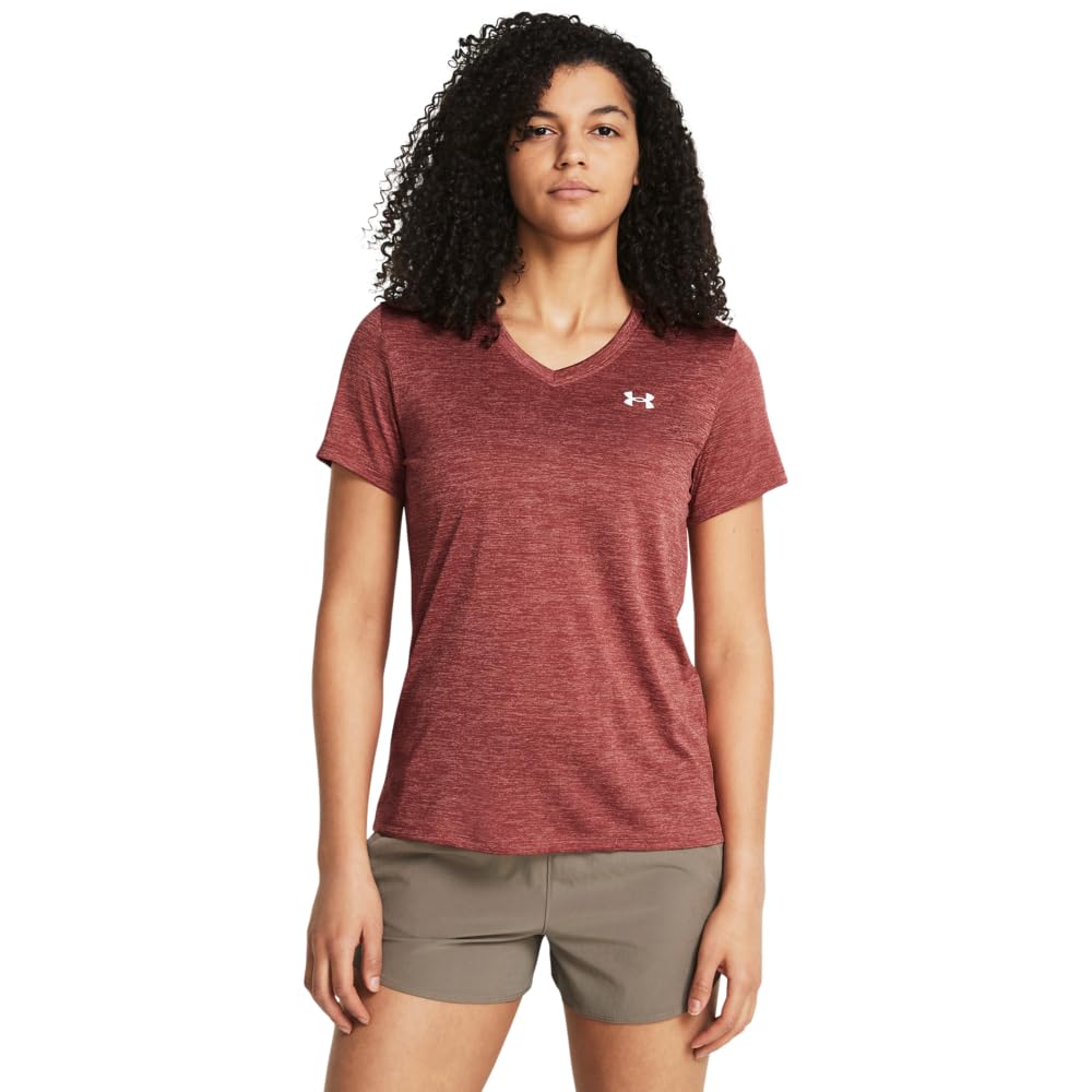 Under Armour Women's Tech Twist V Neck Short Sleeve T-Shirt