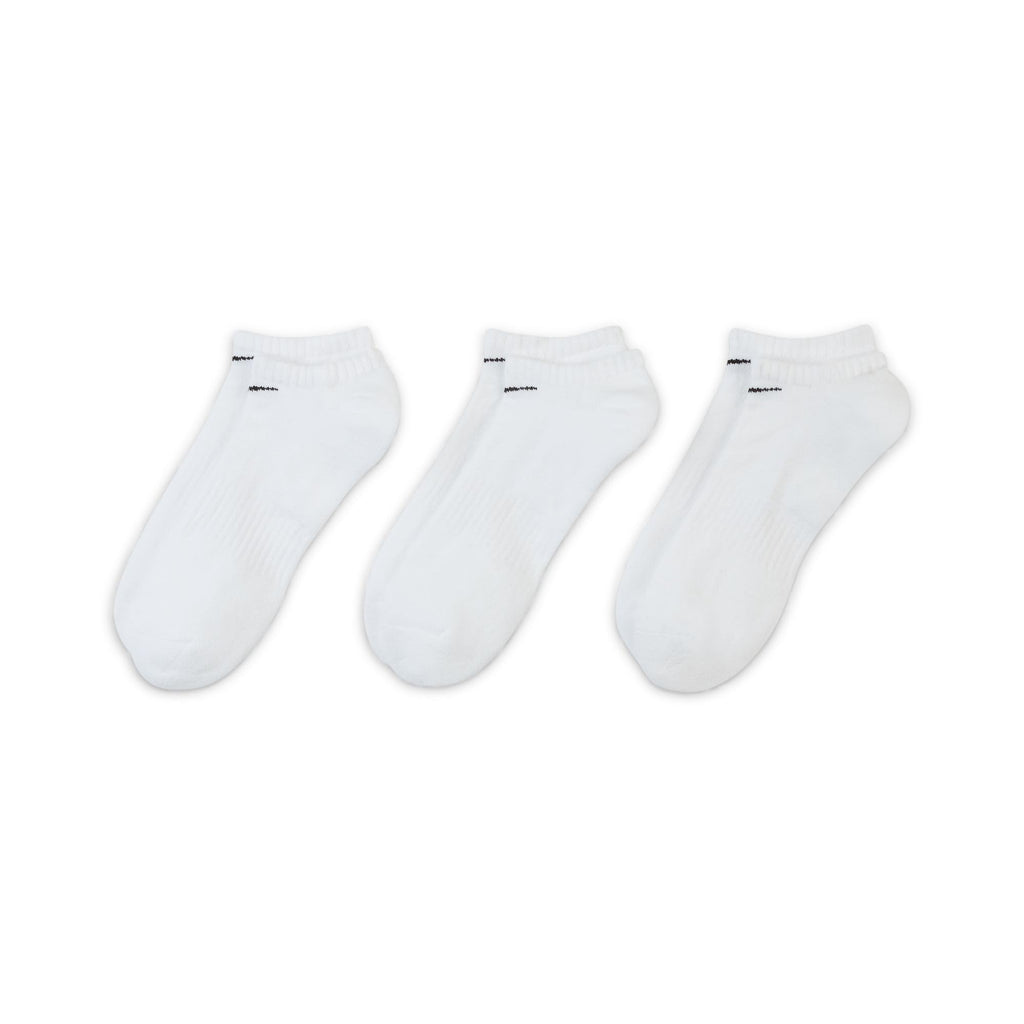Nike Unisex Adult Everyday Cushioned Training No-Show Socks (3-Pack) | Mens and Womens
