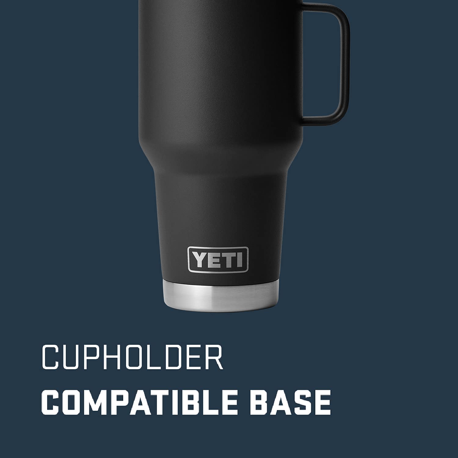 YETI Rambler 30 oz Travel Mug, Stainless Steel, Vacuum Insulated with Stronghold Lid