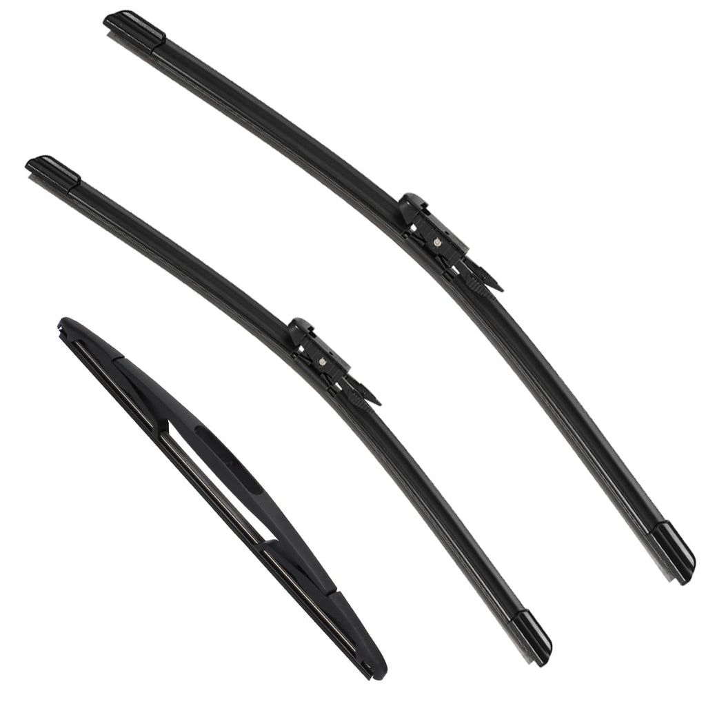 3 Pack Windshield Wiper Blades Compatible with Ford Escape 2008 2009 2010 2011 2012 Original Factory Quality Front Rear Wipers Blade Set for My Car - 20" 20" 12"