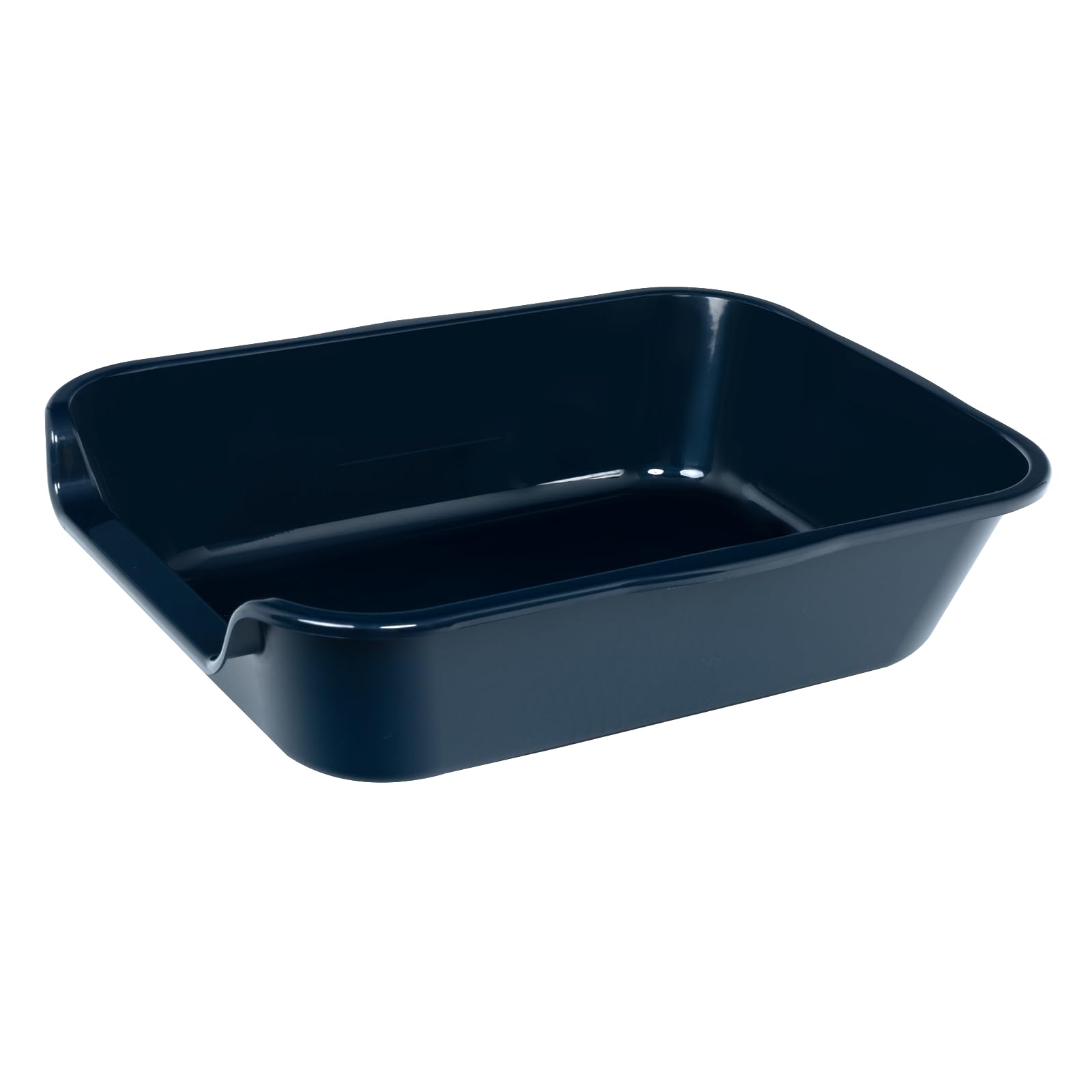 1 Pack of Extra Large Cat Litter Box (ABS Material), Low Entry Senior Litter Pen for Geriatric Kitty Big Cats, Jumbo Pet Safe Litter Boxes Tray for Pets Potty (Beach Sand, 20" L x 15.5" W)