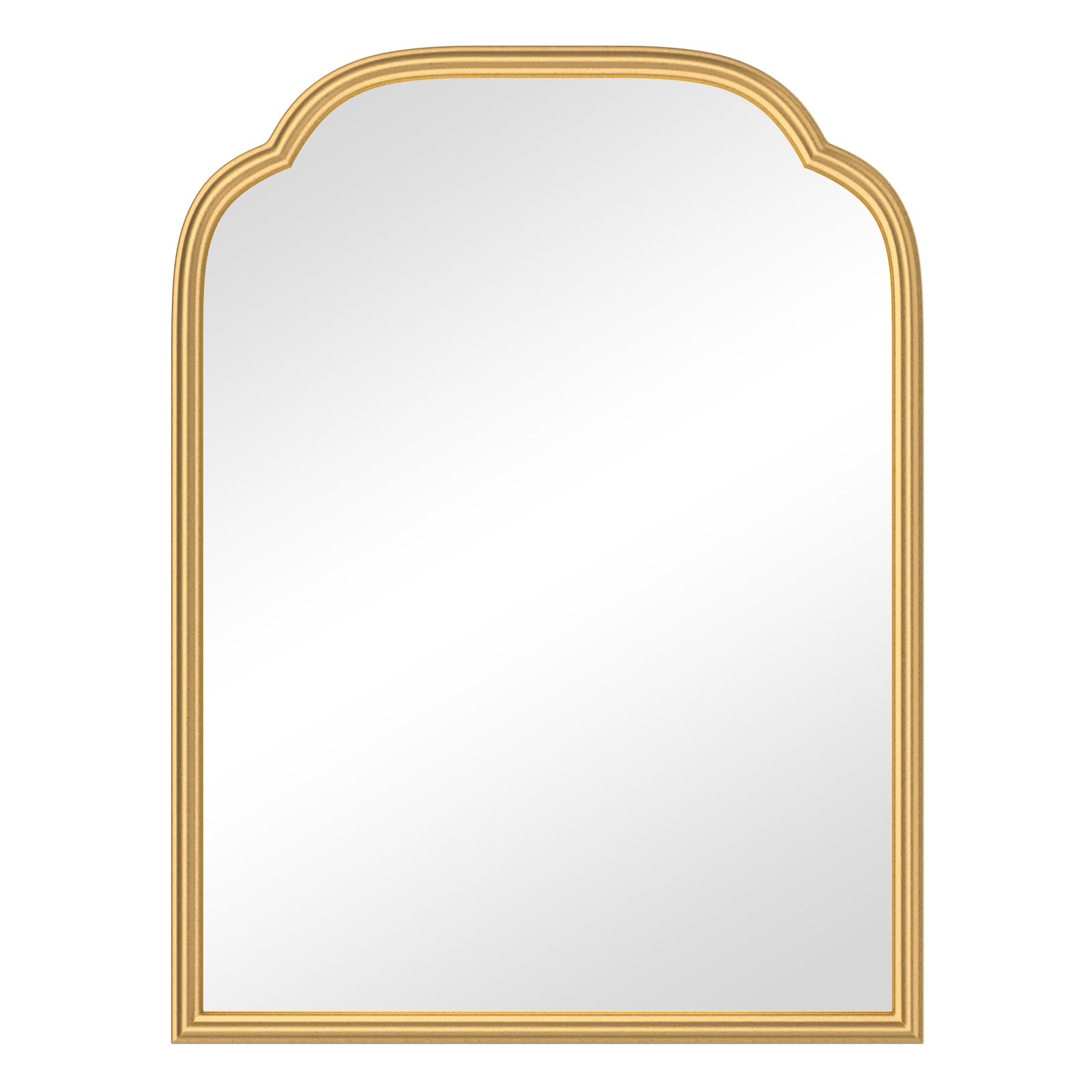 Ferytange 18X24 Inch Black Mirror for Wall with Metal Frame Rectangular Rounded Bathroom Vanity Mirror Anti-Rust, Hangs (Black 18" x 24")