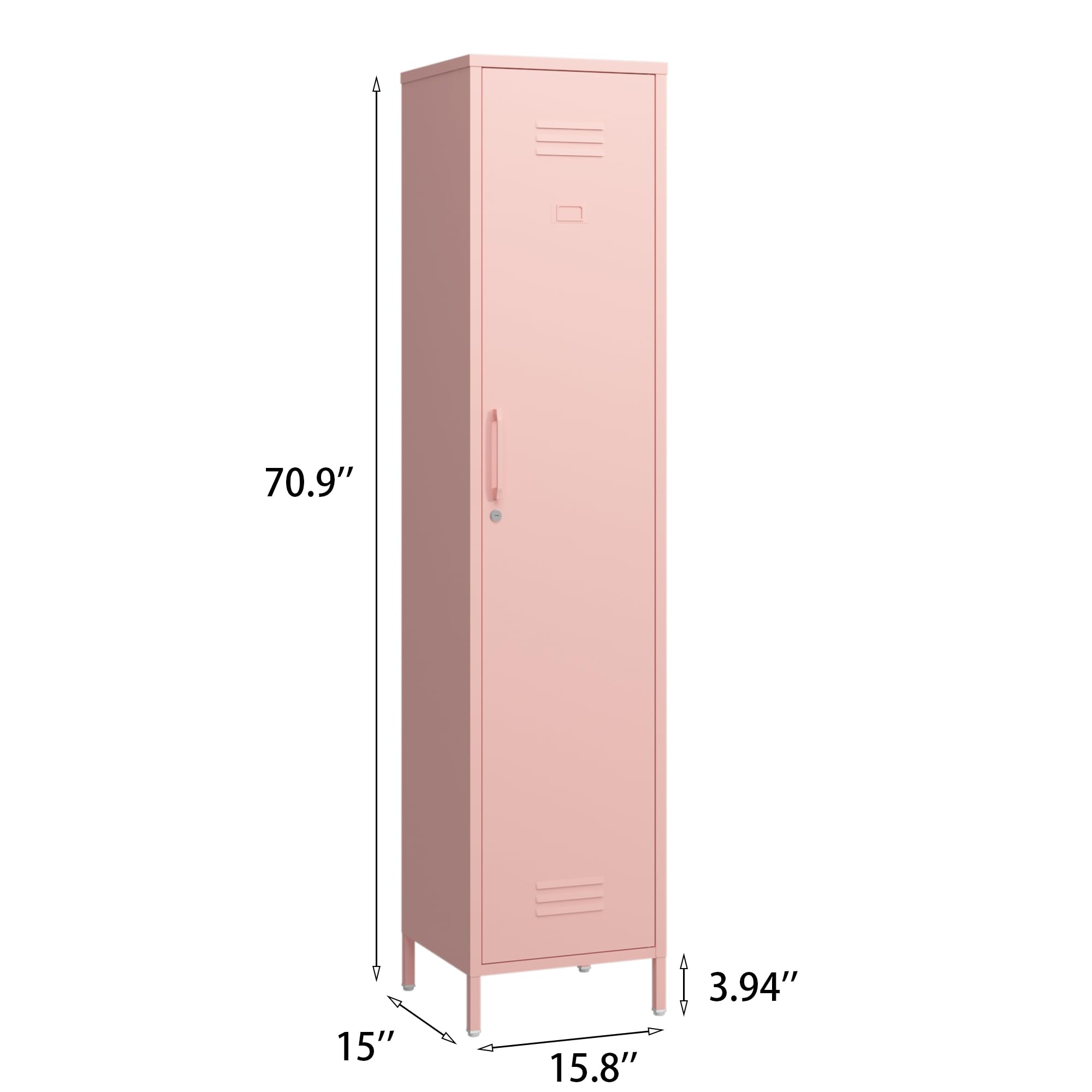 2 Door Steel Accent Cabinet,Black Metal Storage Cabinet with Adjustable Shelf,2-Tier Office Cabinet,Multipurpose Metal Locker Storage Cabinet for Office Home,Music Studio