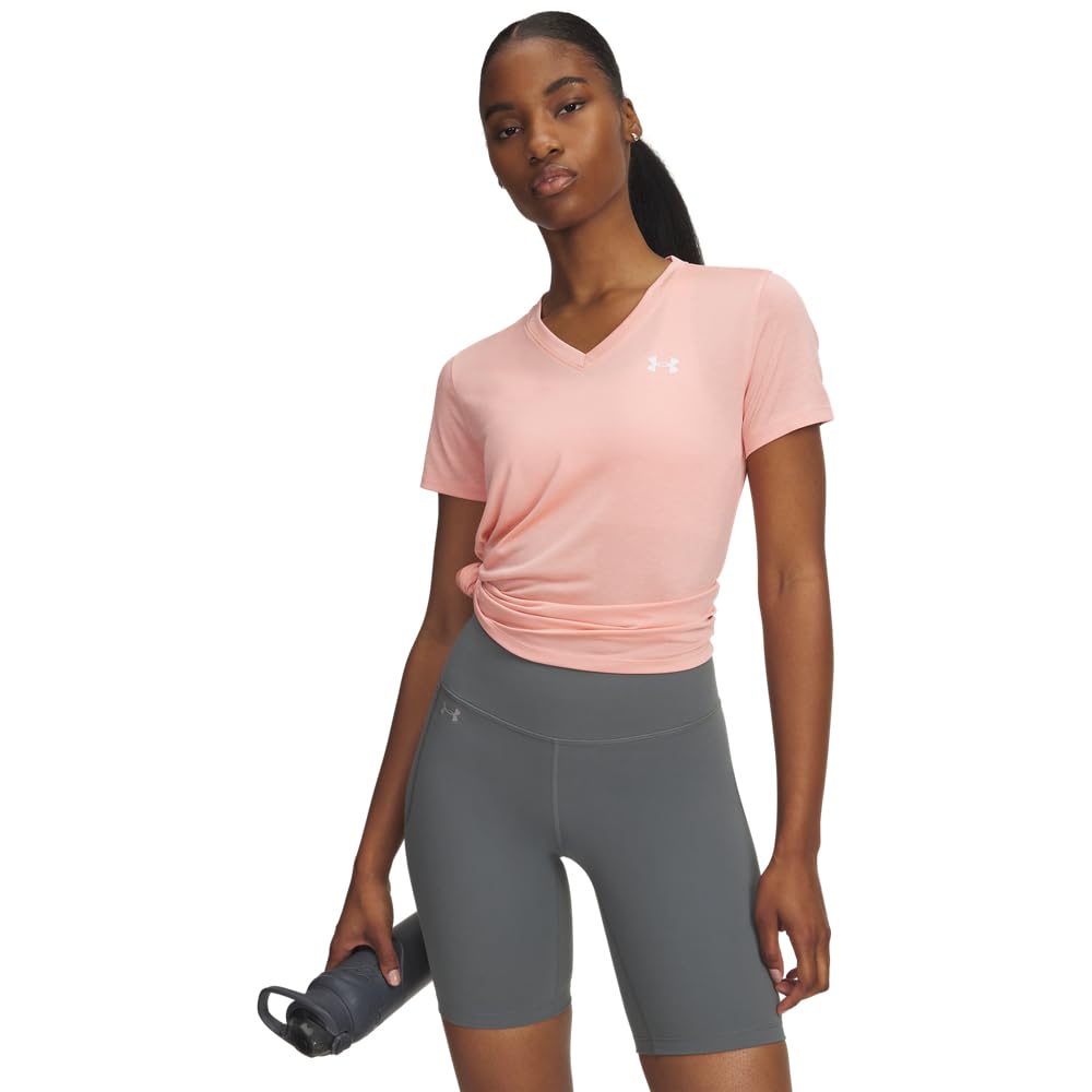 Under Armour Women's Tech Twist V Neck Short Sleeve T-Shirt