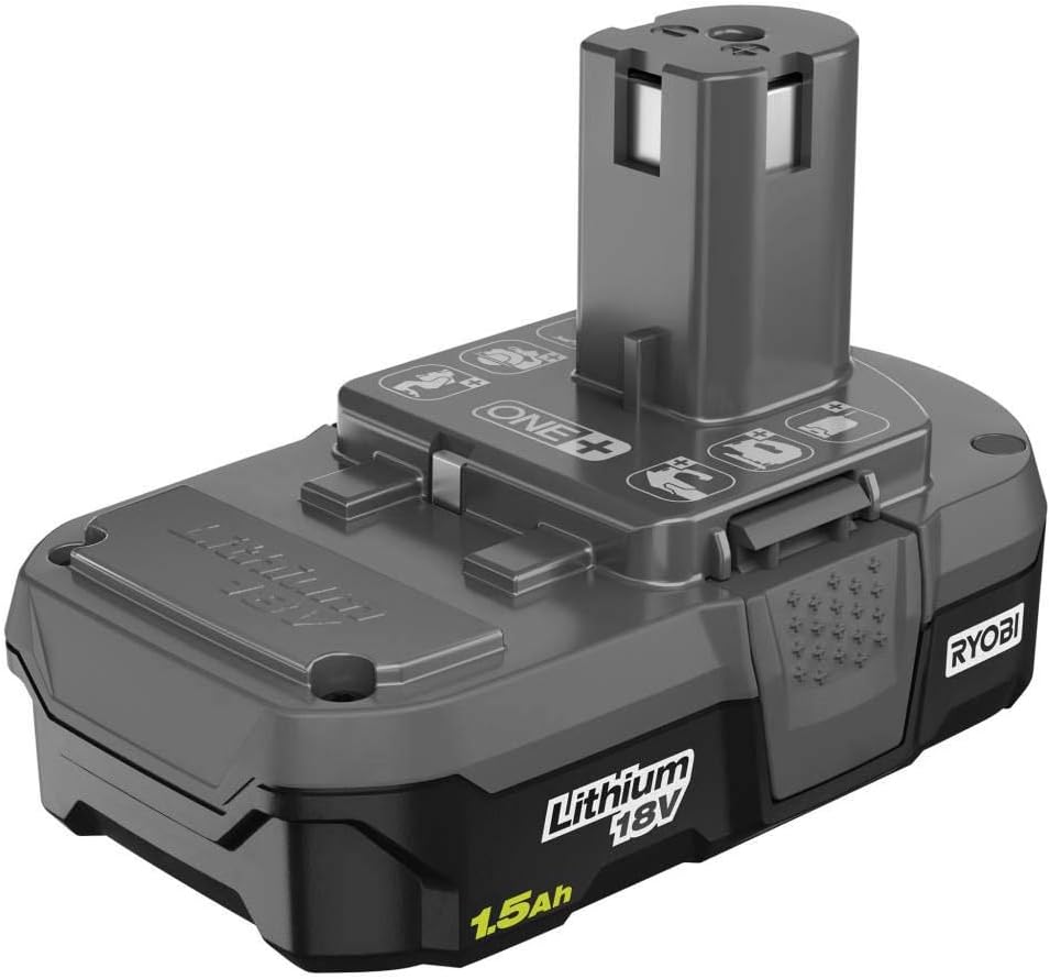 Ryobi P215K 18-Volt ONE+ Lithium-Ion Cordless 1/2 in. Drill/Driver Kit with (1) 1.5 Ah Battery and 18-Volt Charger