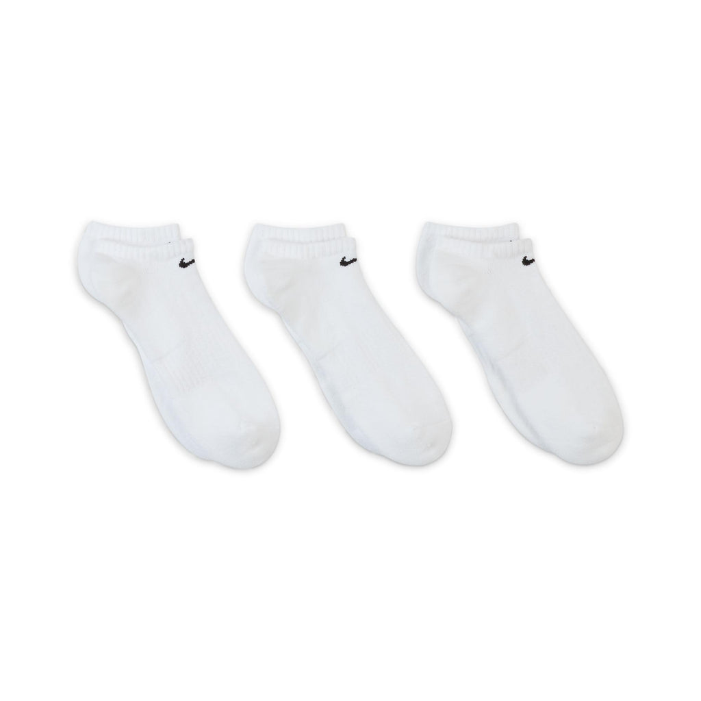 Nike Unisex Adult Everyday Cushioned Training No-Show Socks (3-Pack) | Mens and Womens