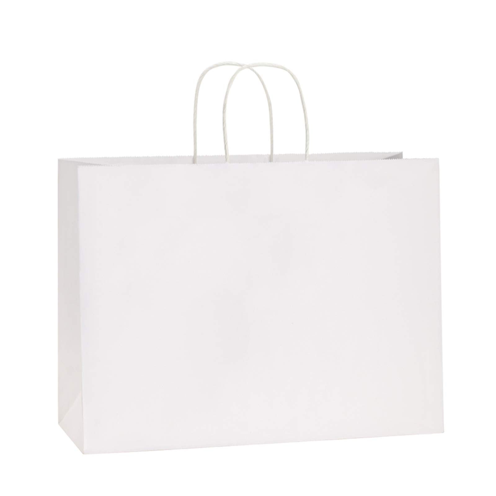 BagDream 100Pcs 16x6x12 Inches Kraft Paper Bags with Handles Bulk, Large Shopping Bags for Gifts, Grocery, Merchandise, Party Favor, Take-out, Recycled Black Black Paper Sacks