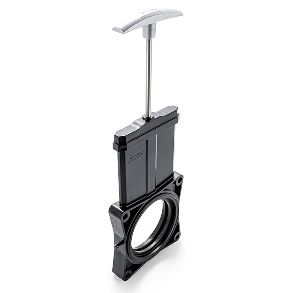 Camco RV Sanitation System 3" Waste Valve with 72" Cable Extension Kit for Sidewall or Control Access Compartment Mount Installation
