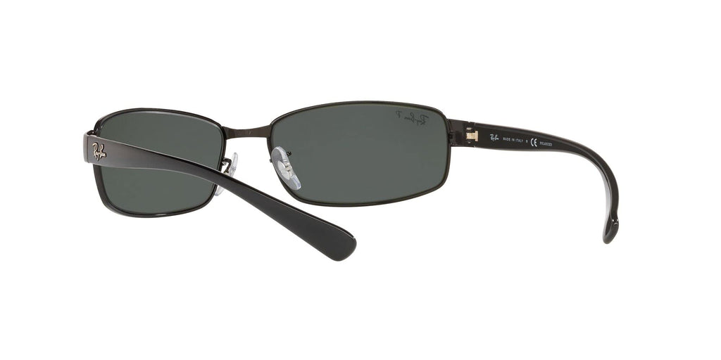 Ray-Ban RB3364 Metal Polarized Rectangular Sunglasses