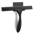 SetSail Squeegee for Shower Glass Door Stainless Steel Shower Squeegee for Glass Doors All-Purpose Window Squeegee for Tile Shower Walls, Sink, Mirror, Bathroom, Car Window Cleaning 10 Inches, Balck