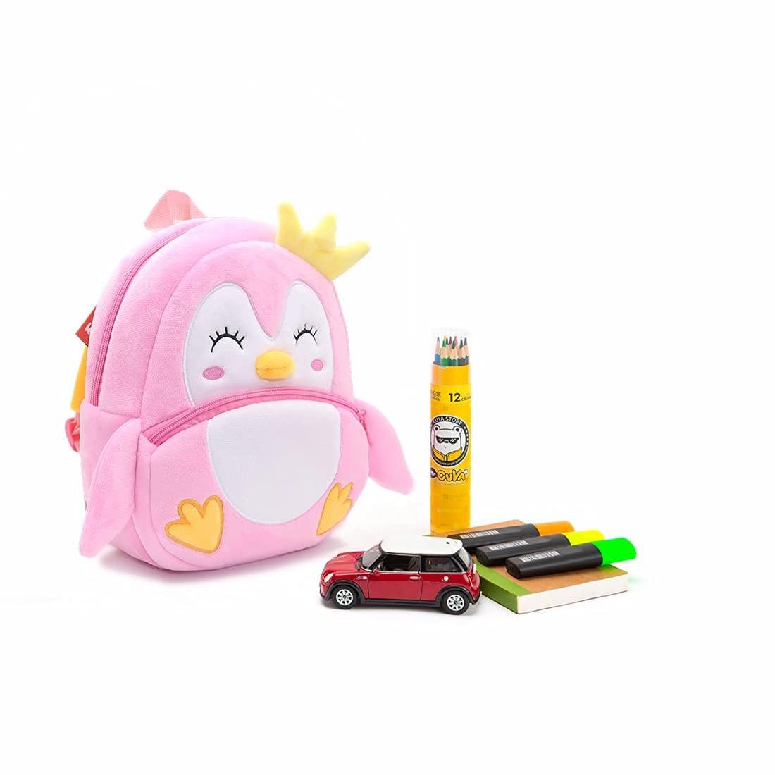 NICE CHOICE Cute Toddler Backpack Toddler Bag Plush Animal Cartoon Mini Travel Bag for Baby Girl Boy 2-6 Years(BB Unicorn)