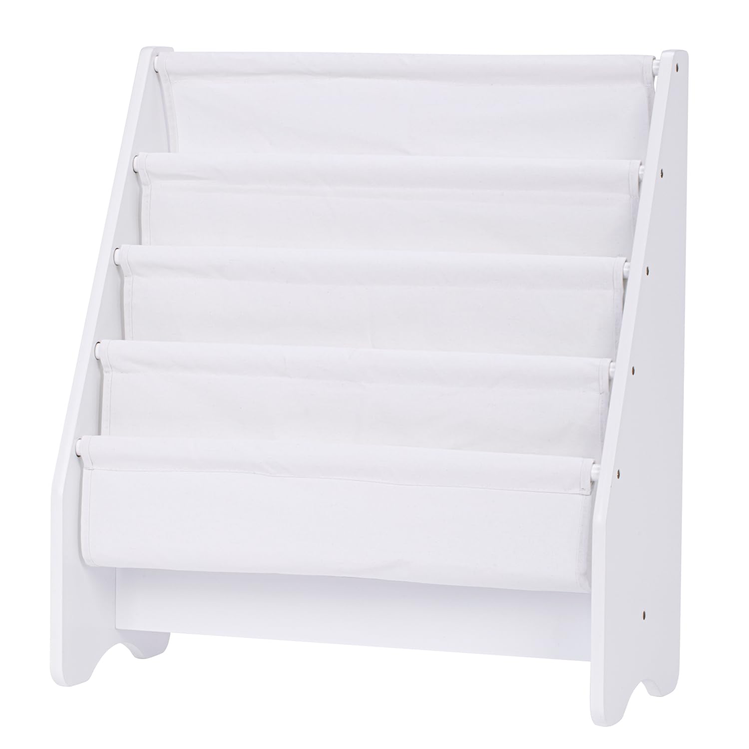 UTEX Kids Sling Bookshelf - Kids Magazine Rack with Organizer, Book Organizer (Espresso)