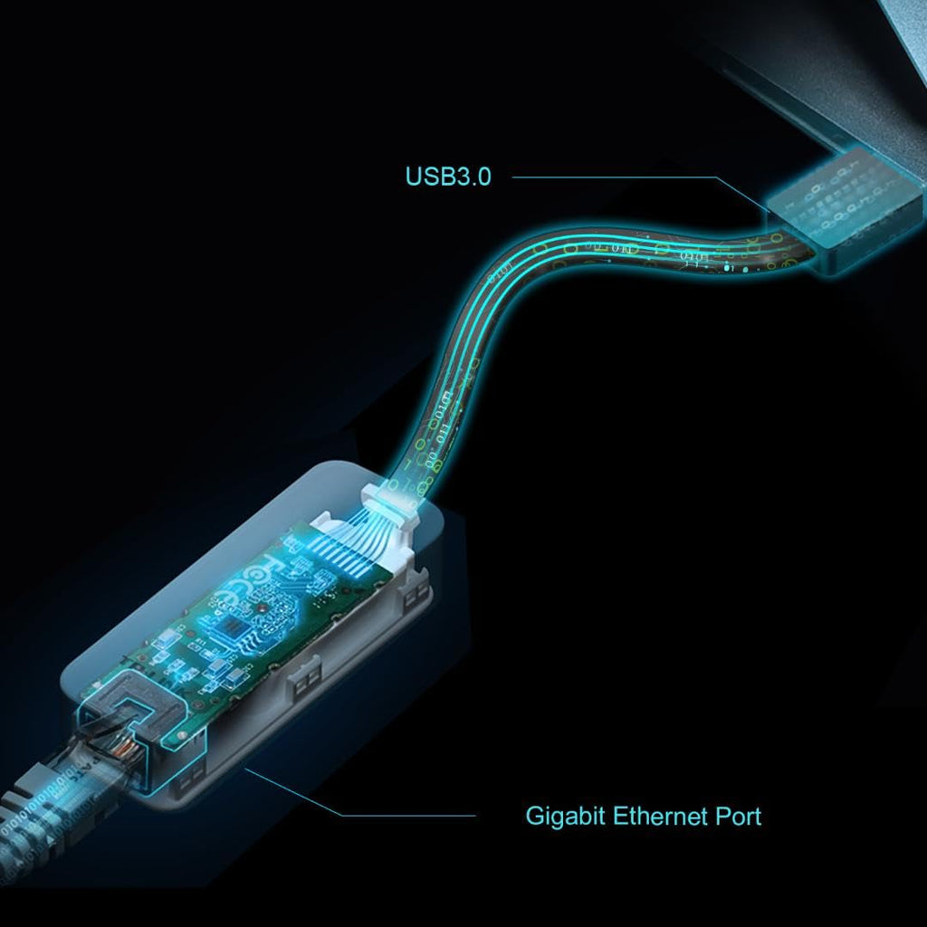 TP-Link Ethernet Splitter 1 to 2, 1000 Mbps High Speed Dual-Port Internet Splitter, Compatible w/ Cat8/7/6/5e/5, USB-C & Ethernet Cables Included, Aluminum Case, Plug and Play for Routers & More EH210