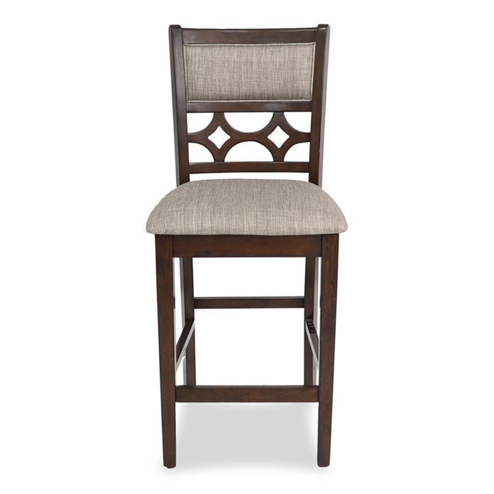 New Classic Furniture Mitchell Dining Room Table, Beige and Brown