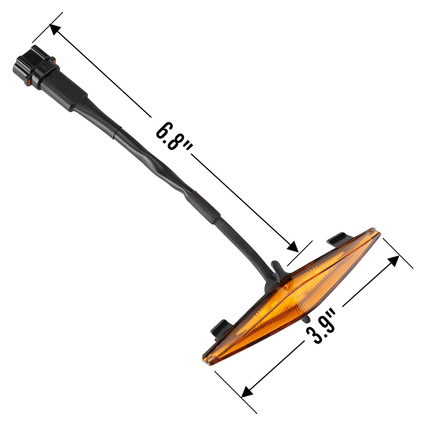 Seven Sparta 4 PCS Grill Led Lights Compatible with Toyota 4Runner 2014-2024 TRD Pro Grille and 2014-2019 SR5, Premium, Limited, TRD Off-Road, Fuse and Instruction Included (Amber)