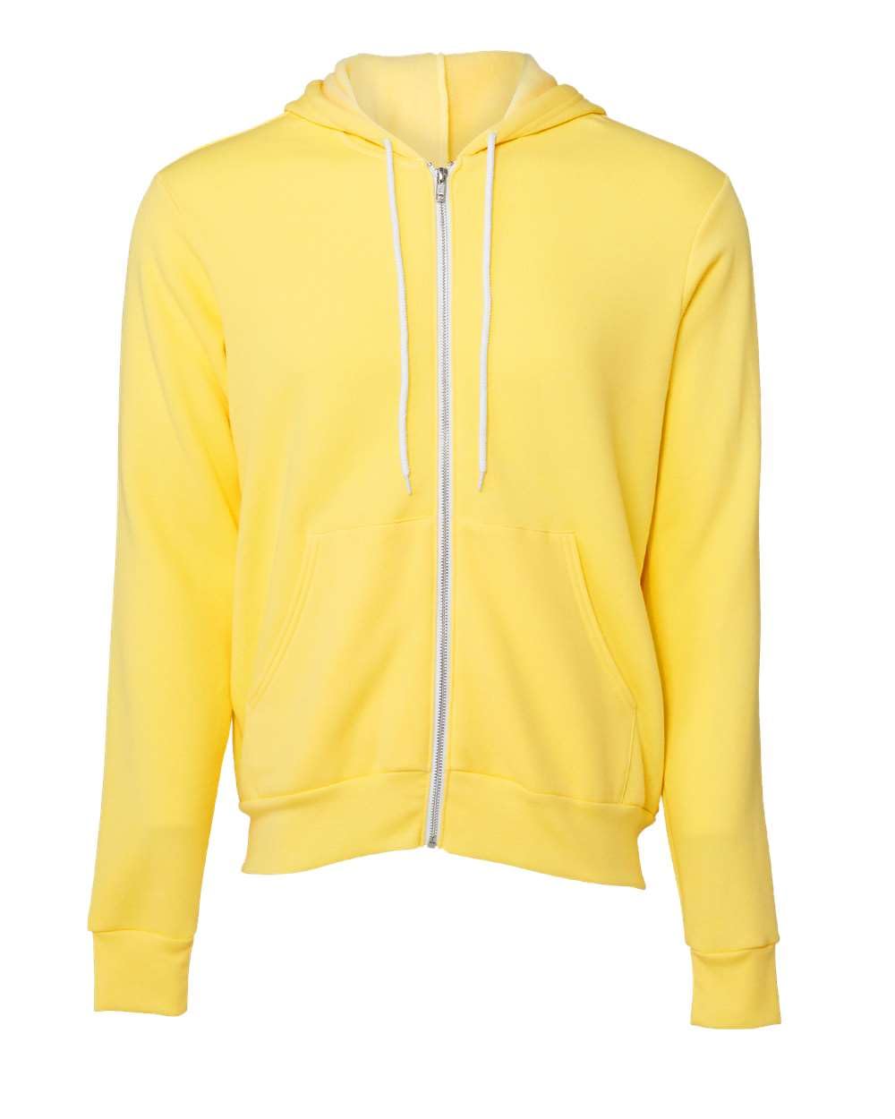 Bella & Canvas Men's 3739 Unisex Poly-Cotton Fleece Full-Zip Hoodie