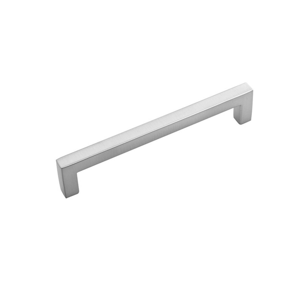 Hickory Hardware Solid Core Kitchen Cabinet Pulls, Luxury Cabinet Handles, Hardware for Doors & Dresser Drawers, 3 Inch Hole Center, Brushed Golden Brass, Skylight Collection (Pack of 1)