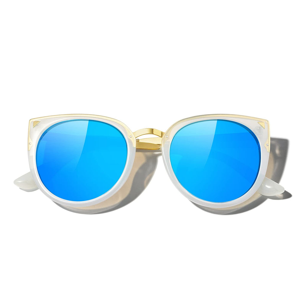 MERRY'S Girls Cat Eye Sunglasses for kids Children Polarized Sunglasses S7001