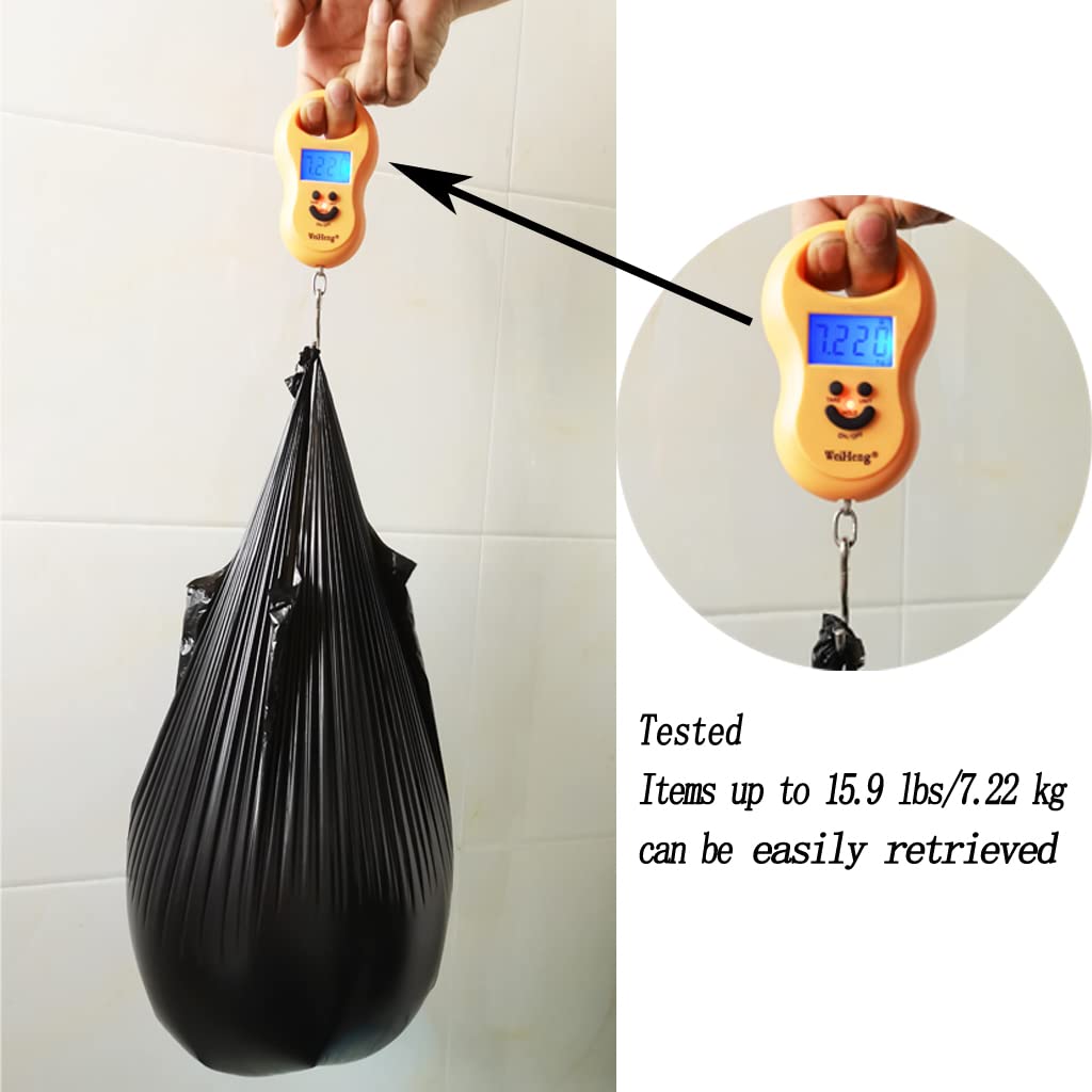 4 Gallon Trash Bag,Small Black Trash Bags 200 Counts Thicken Value Bathroom Trash Can Bin Liners,Small Garbage Bags with Handles for Kitchen Bathroom Office Waste Basket