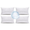 MIULEE 12x20 Outdoor Pillows,Set of 4 Throw Pillows Waterproof,Soft Support Throw Inserts Decorative Water Resistant for Patio Furniture and Garden