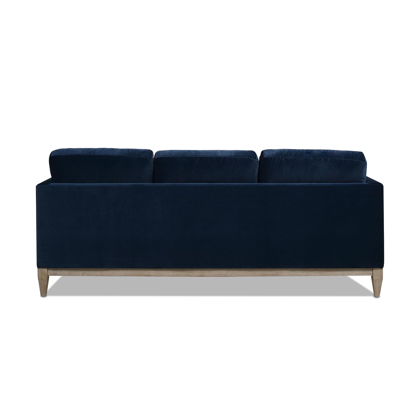 Jennifer Taylor Home Knox 84" Modern Farmhouse Performance Velvet Fabric Living Room Sofa Couch in Burnt Orange