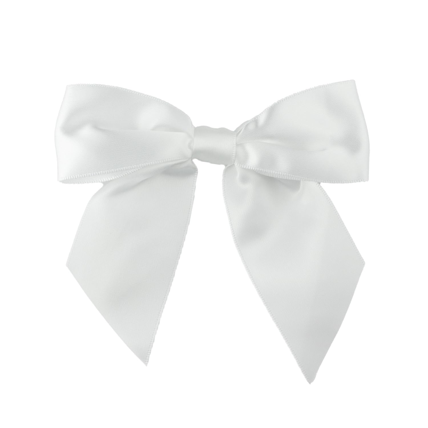 7Rainbows 50pcs Boutique 1.5" Black Satin Ribbon Mini Bows for Craft Sewing Scrapbooking Wedding and Gift Wrapping