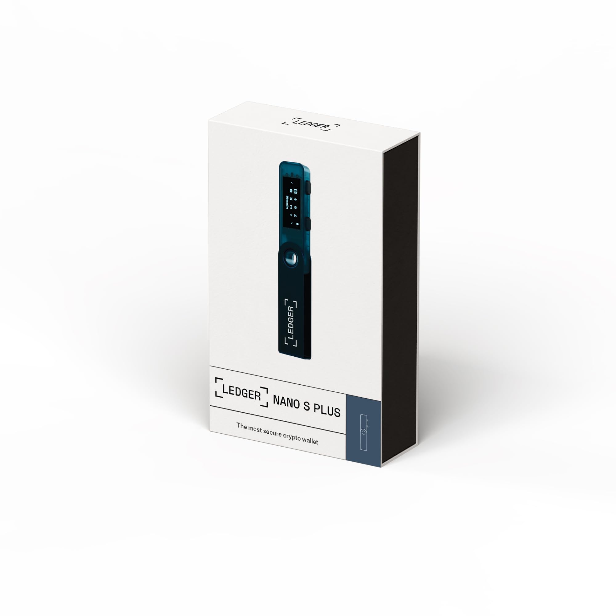 Ledger Nano S Plus Signer – The accessible Way to Manage Your Crypto & NFTs securely (Ledger Wallet for Desktop and Android only) – Matte Black