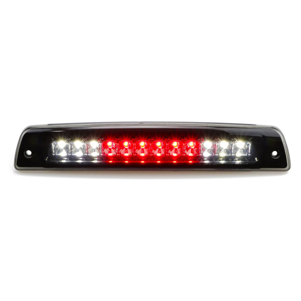 Tresound For 1994-2001 Dodge Ram 1500/2500/ 3500 Third 3rd LED Brake Light Cargo Lamp High Mount Brake Light Replacement (Black+ Smoke Lens)