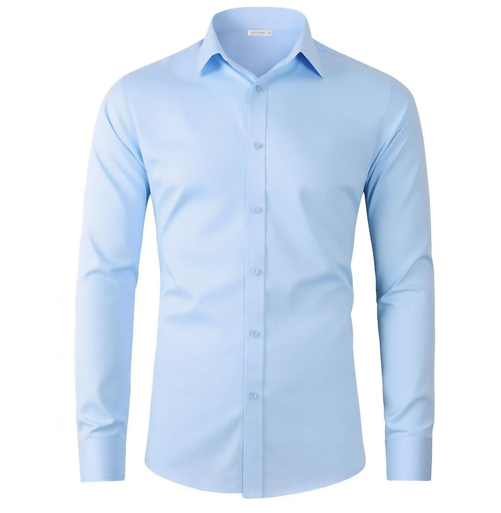 Beninos Men's Dress Shirts Casual Long Sleeve Button Down Shirt