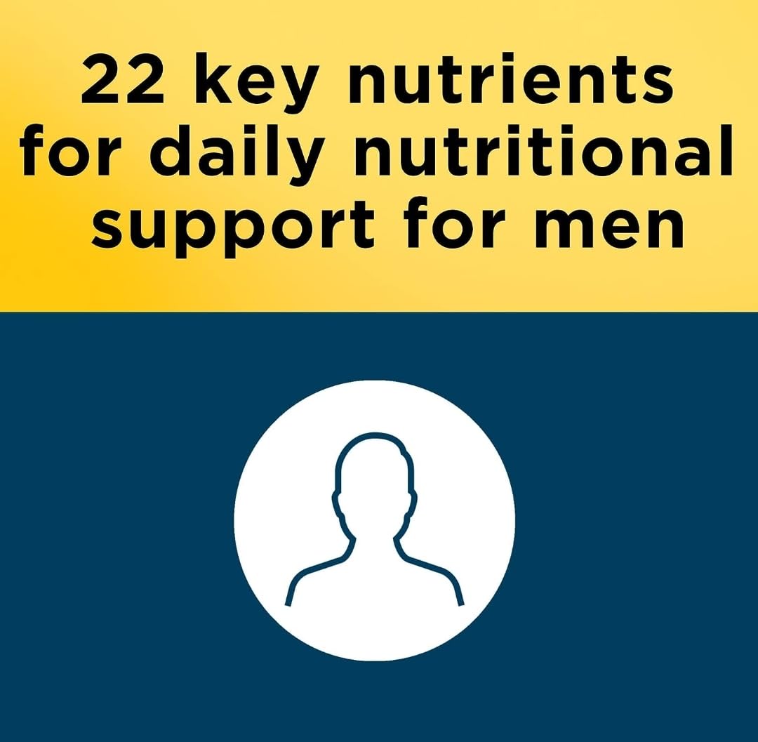 Nature Made Multivitamin for Him, Mens Multivitamins with No Iron, Daily Nutritional Support, Nature Made Multi Mens Vitamins & Minerals, 90 Tablets, 90 Day Supply