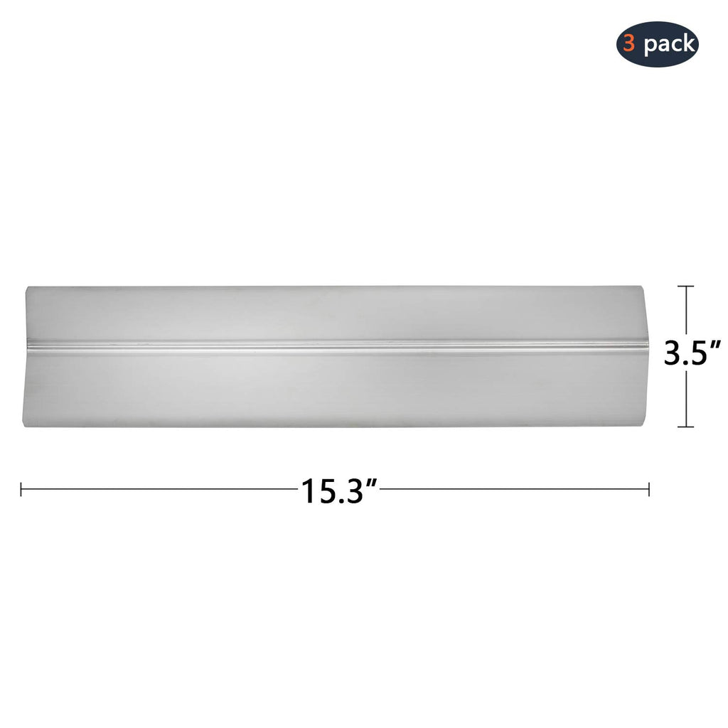 Hongso 21.5 Inch Flavorizer Bars 7535 for Weber Genesis Silver A, Spirit 200 Series E210 S210 (with Side Mounted Control), Spirit 500 Gas Grill Models, Heat Plate Replacement 7534 65902 8217, 5-PC