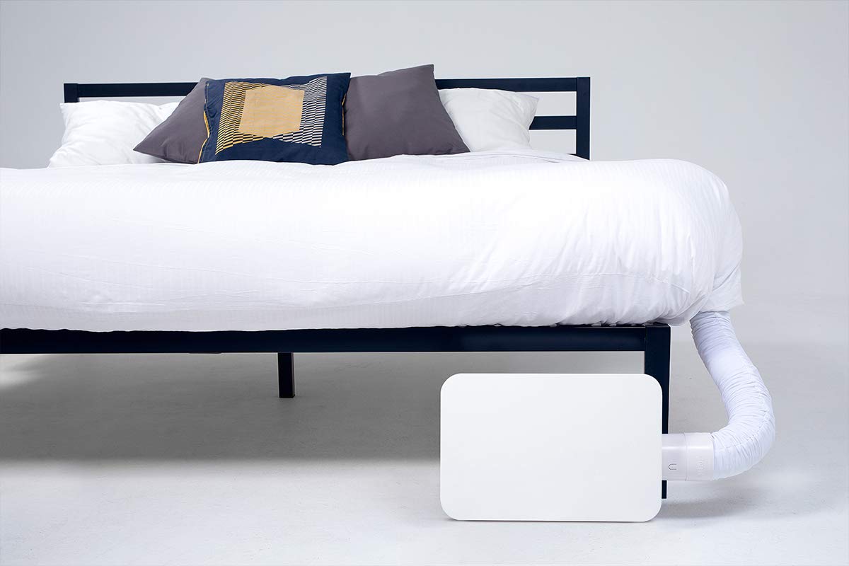 BedJet 3 Climate Comfort for Beds, Cooling Fan + Heating Air Bundle with Cloud Sheet (Queen/Full Size Sheet)