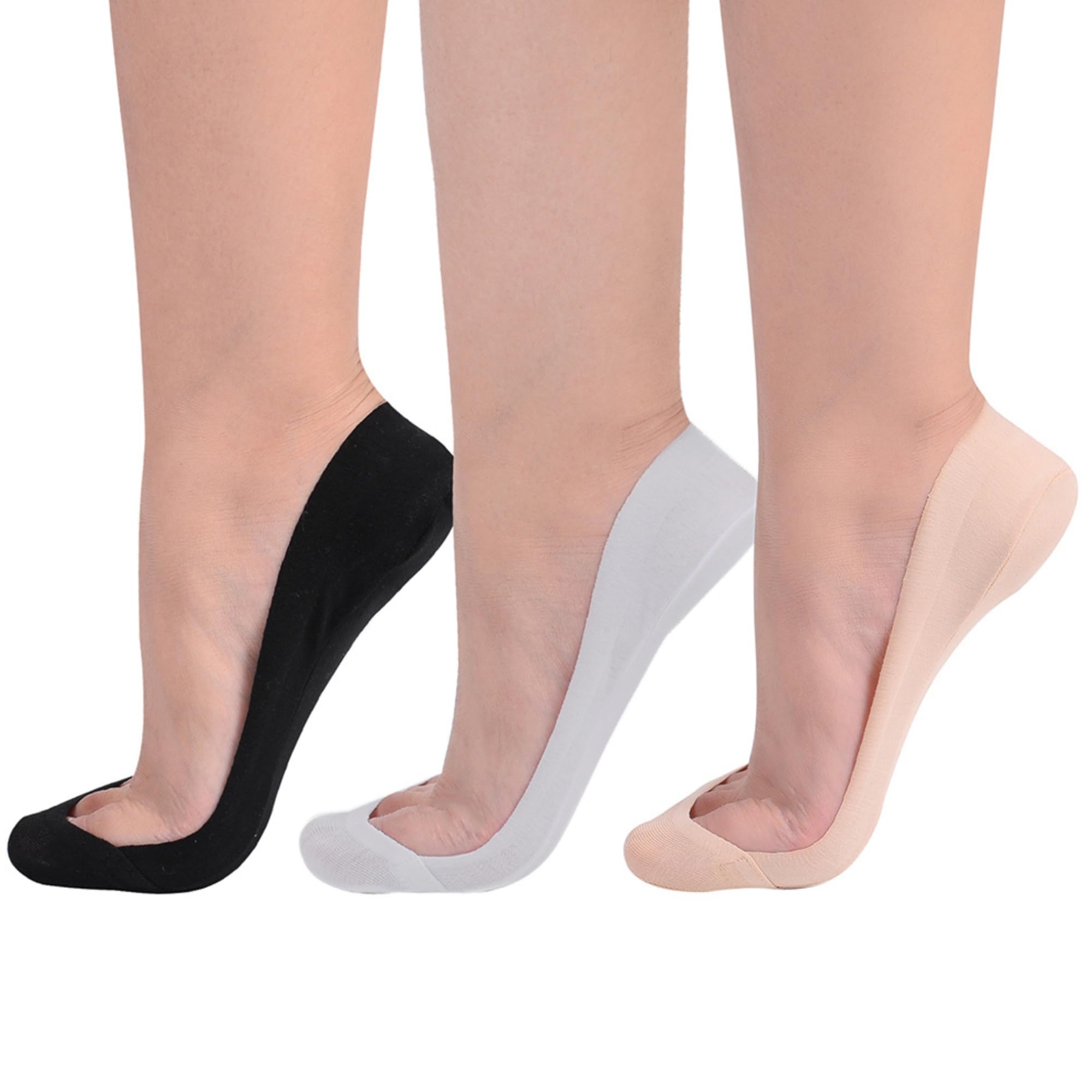 Soxbang Thin Ultra Low Cut No Show Socks in ANY Flats Heels Womens TRULY Non Slip Cotton Liner Socks