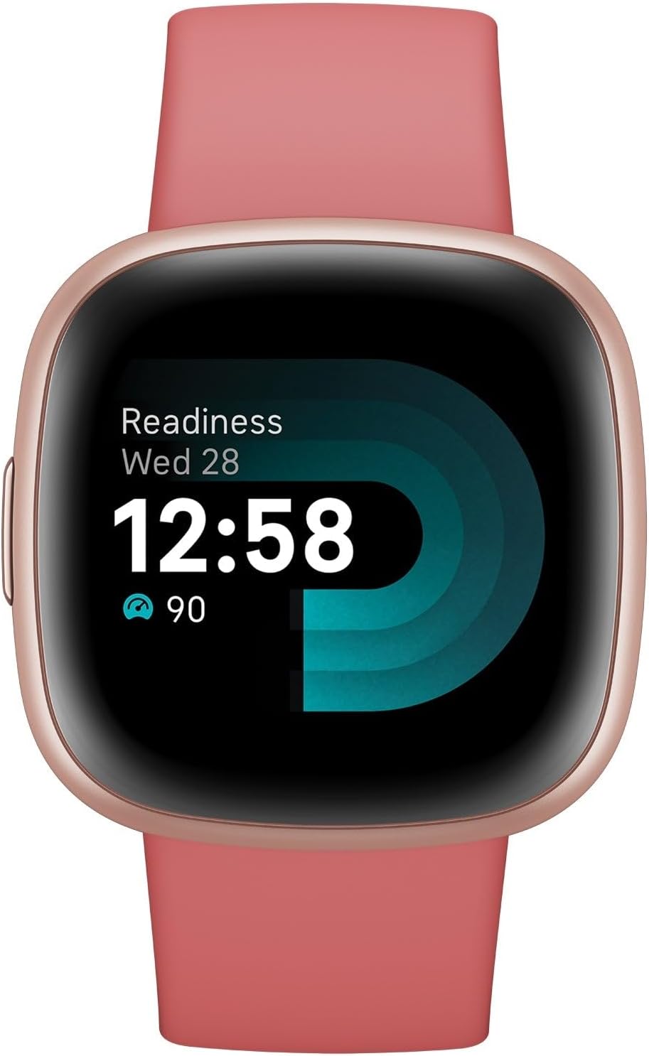 Fitbit Versa 4 Health & Fitness Smartwatch with GPS, 24/7 Heart Rate, Sleep Tracking, Workout Modes, Built-in Alexa, Water Resistant, 6+ Day Battery Life - Black (Pink Sand/Copper Rose)