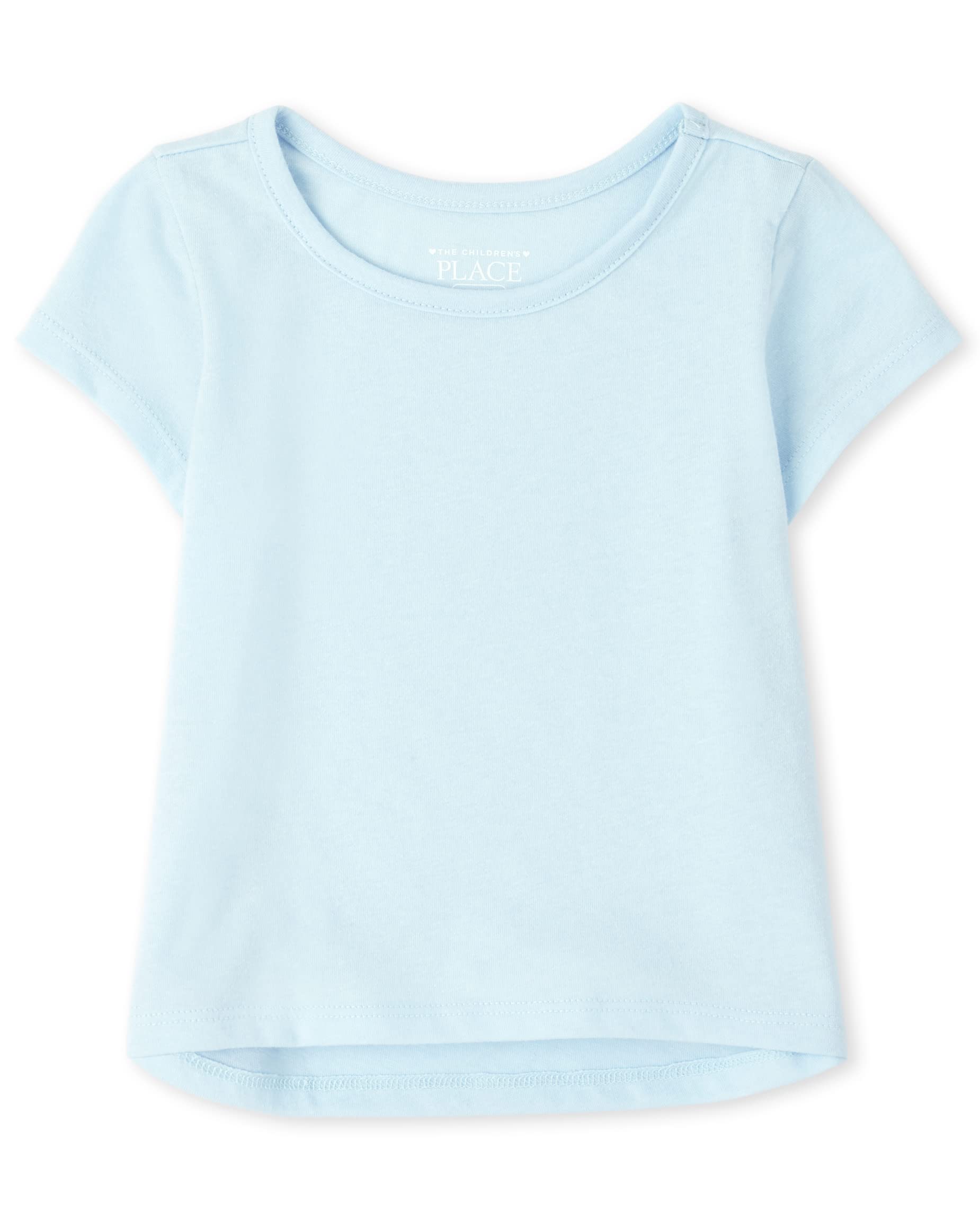 The Children's Place Baby Girls' and Toddler High Low Layering Tee