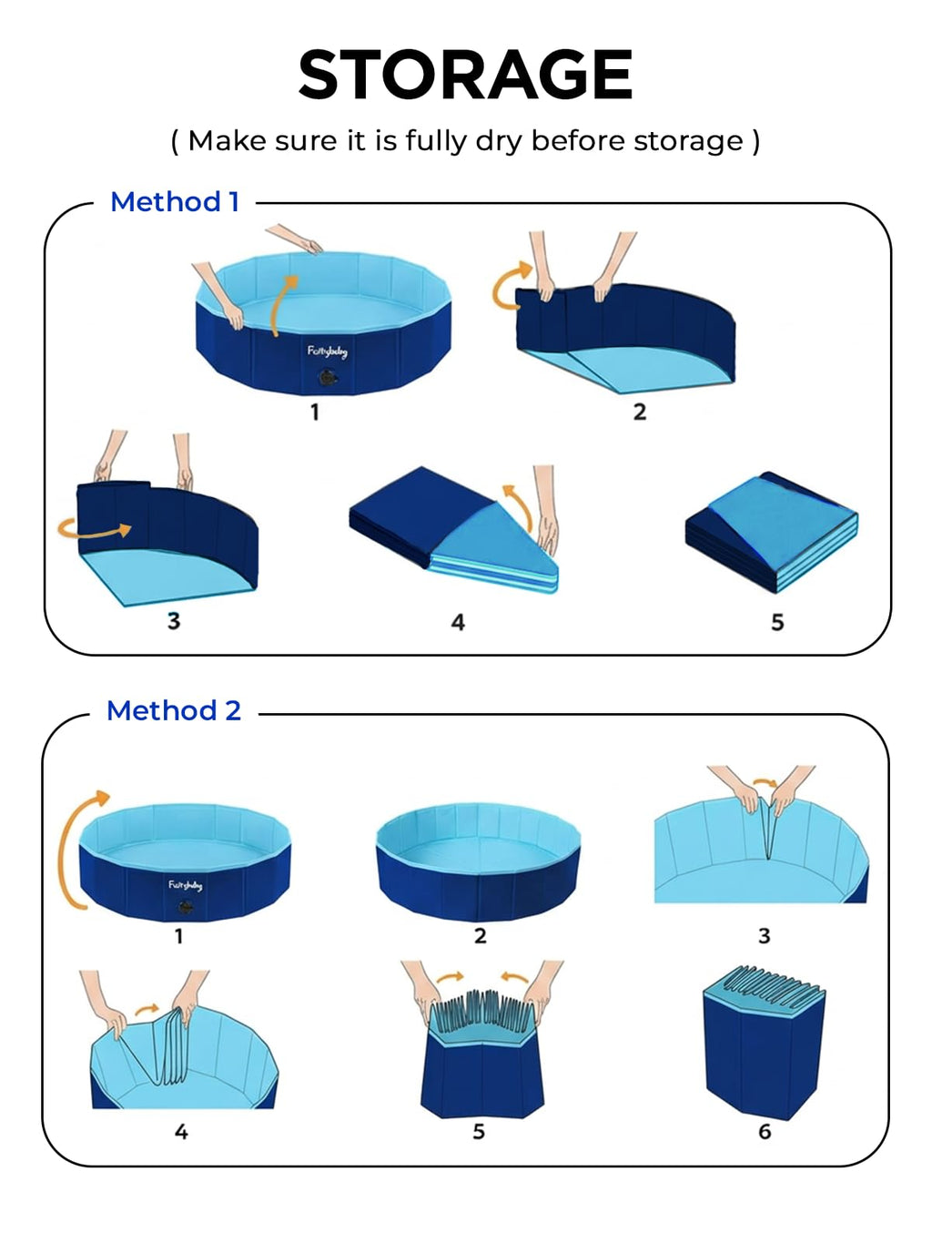Foldable Dog Pool, Hard Plastic Kiddie Pool for Dogs, Collapsible Dog Pool with Rigid PP Core, Non-Slip PVC, Durable Pet Bath Tub for Indoor/Outdoor Backyard, 32" Green