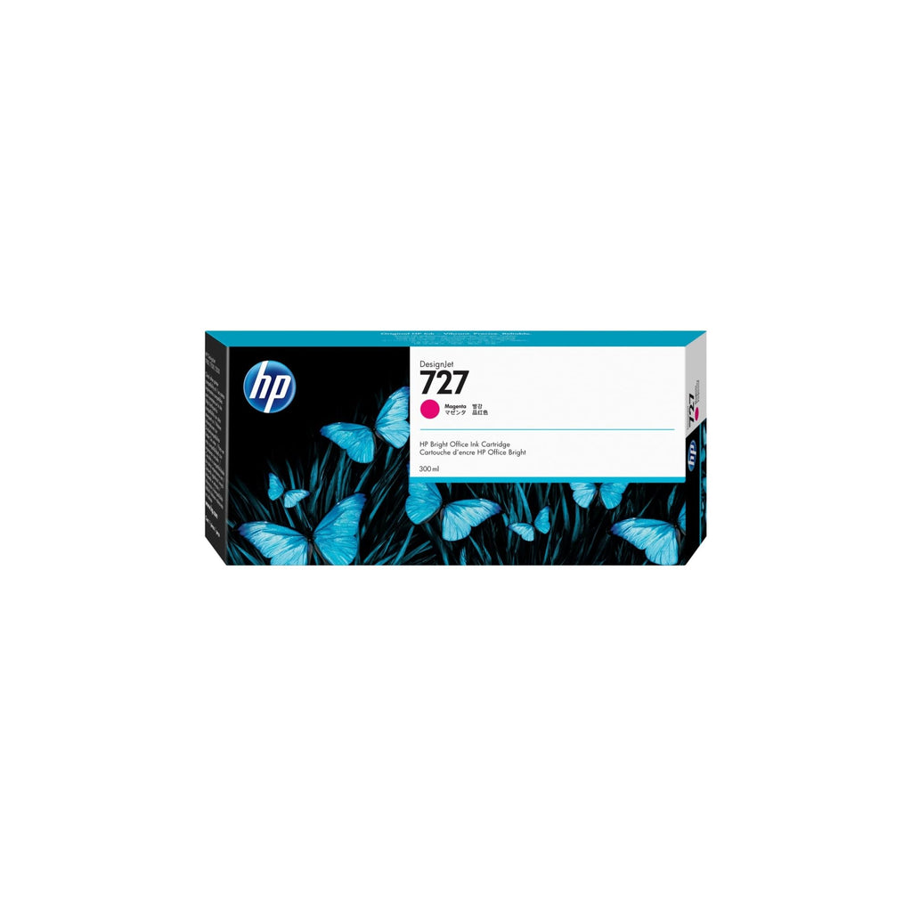 HP 727 Matte Black High-Yield Ink Cartridge, C1Q12A