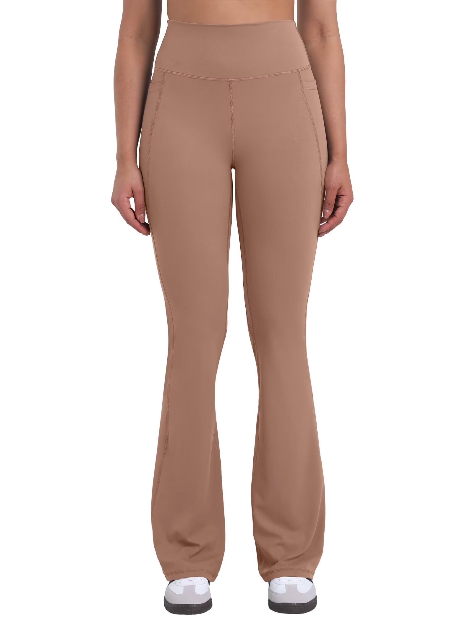 Sunzel Women Mini Flare Leggings with Pockets Breathable Bootcut Yoga Pants | Mini Flare, Buttery Soft, High Stretchy, High Waisted Tummy Control, Gym Clothes, Workout Casual Dance