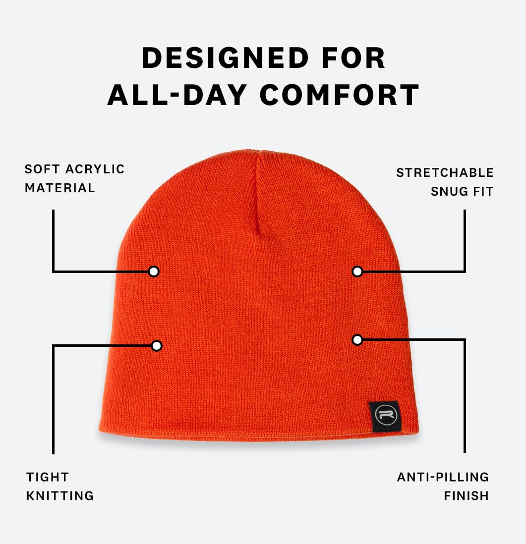 Original Beanie Cap - Soft Knit Beanie Hat - Warm and Durable