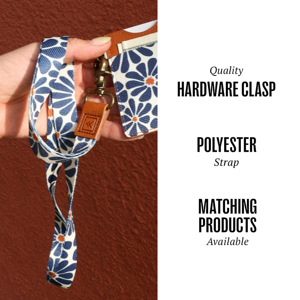 Thread Wallets Cool Neck Lanyard for Men & Women, Cute Key ID Badge & Wallet Holder