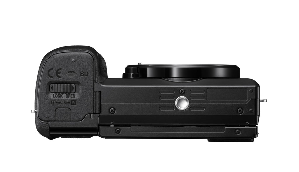 Sony ILCE6100KB Alpha 6100 Mirrorless 4K Video Camera with E PZ 16-50mm Lens - Black