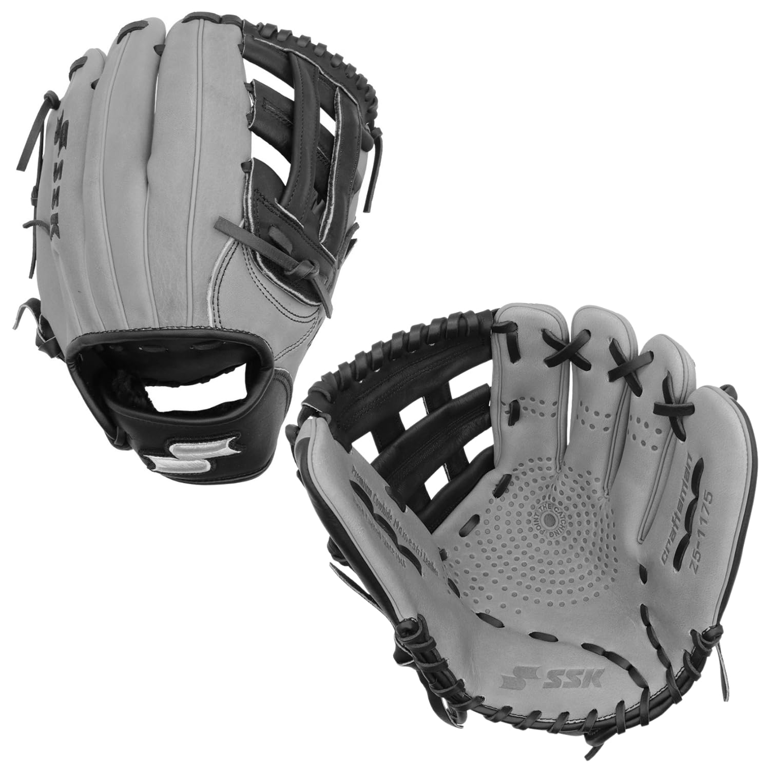 SSK Z5 Craftsman Infield Baseball Glove – 11.25” - 11.5” - 11.75” - 12” – Right & Left Hand Throw