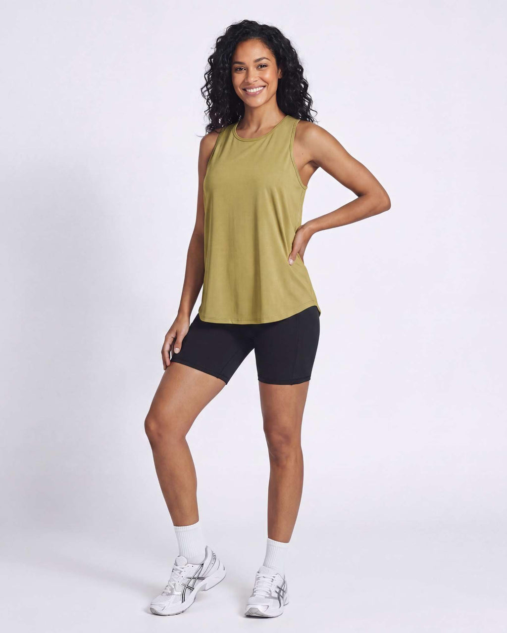 Real Essentials 5 Pack: Women's Racerback Athletic Tank Top Mesh Back Dry-Fit Sleeveless Shirt for Workout Running Gym (Plus)