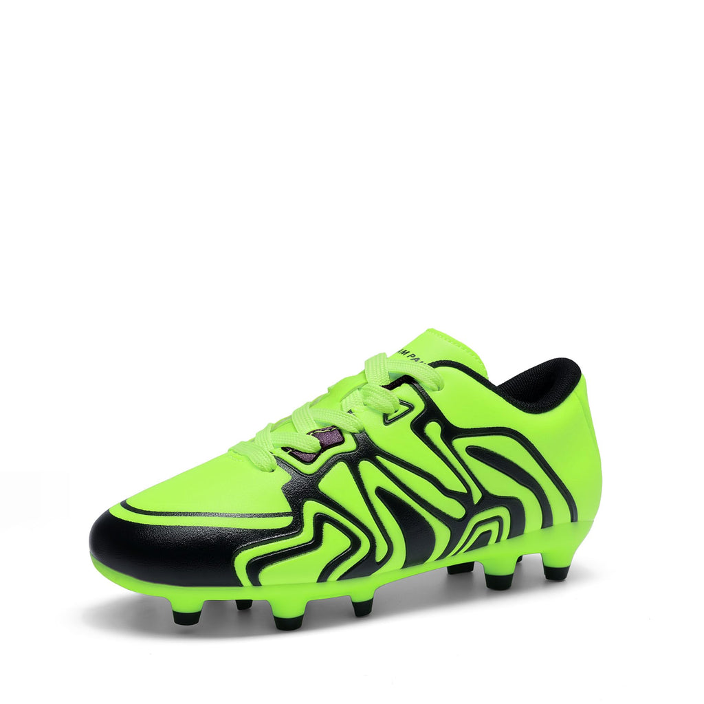 DREAM PAIRS Boys Girls Soccer Cleats Youth Firm Groud Baseball Cleats Sport Athletic Outdoor Trainning Football Shoes for Little/Big Kid