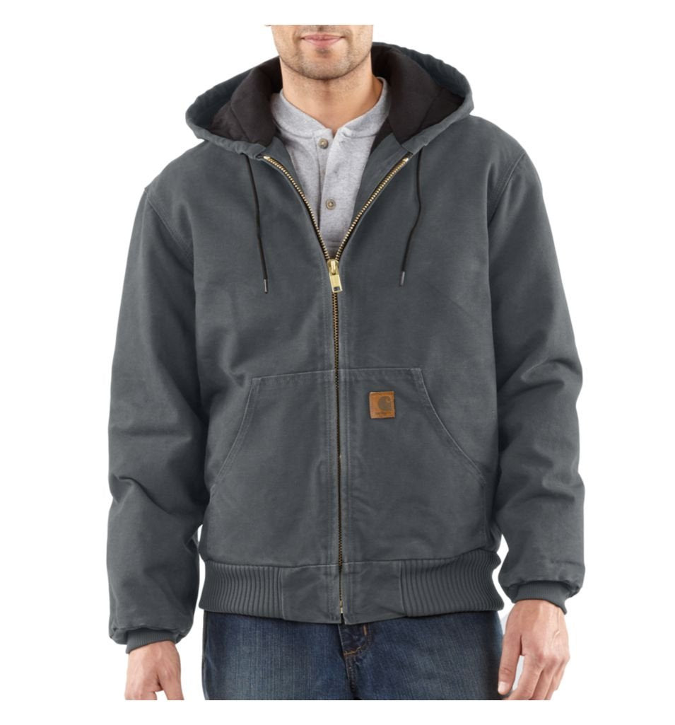 Carhartt Men's Big-Tall Quilted Flannel Lined Sandstone Active Jacket