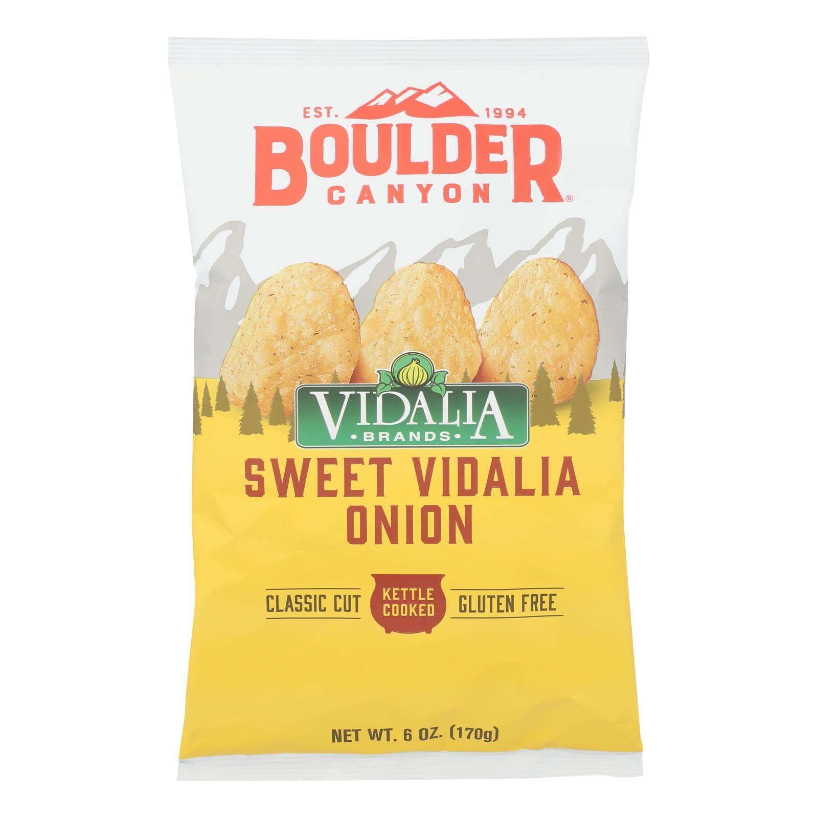 Boulder Canyon Boulder Batch Agave Sriracha Kettle Potato Chips, 5.25 oz - Pack of 12